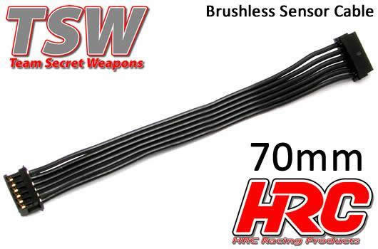 Brushless Flach Sensorkabel -  70mm