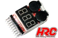 HRC9374 Elektronik - LiPo/LiFe/LiIon 1S-8S Monitor & Alarm