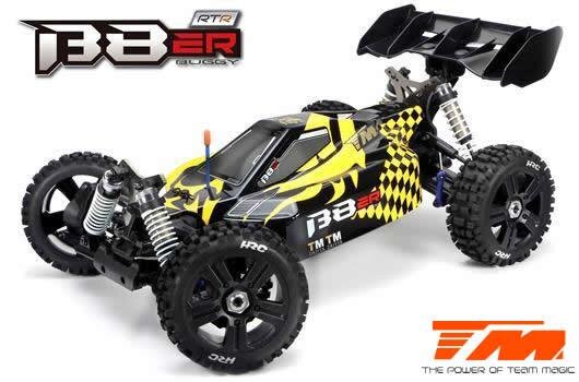 Auto - 1/8 Elektrisch - 4WD Buggy - RTR - 2500kv Brushless Motor - 4S - Wasserdicht - Team Magic B8ER Gelb/Schwarz