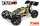 TM560011BH Auto - 1/8 Elektrisch - 4WD Buggy - RTR - 2500kv Brushless Motor - 4S - Wasserdicht - Team Magic B8ER Gelb/Schwarz