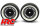 HRC61071BW Reifen - 1/10 Drift - montiert - CLS Schwarz/Weiss Felgen 3mm Offset - Slick (2 Stk.)