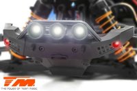 TM510001S Auto - 1/10 Monster Truck Elektrisch - 4WD - RTR - Brushless - Wasserdicht - Team Magic E5 - Silver Karosserie / TM510001S