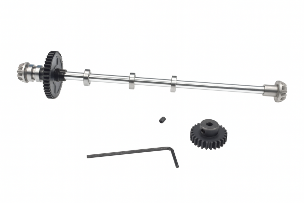 Mittelwelle komplett zu 3120/3122 Mit Stahl Hauptzahnrad und Motor Ritzel