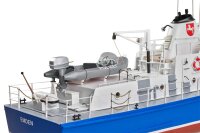 Polizeiboot W3 Baukasten 1:25 mit Beschlagsatz
