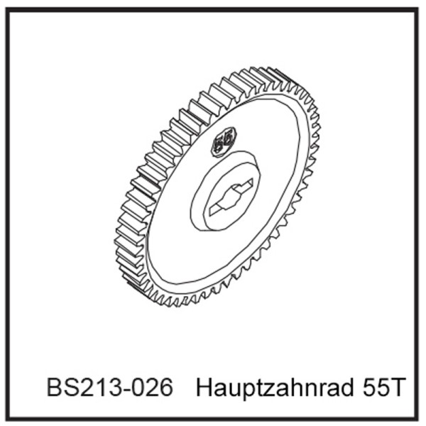 Hauptzahnrad 55T - BEAST BX / TX