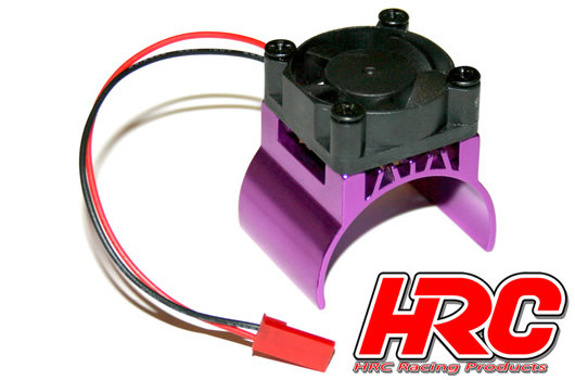 Motorkühlkörper - TOP mit Brushless Lüfter - 5~9 VDC - 540 Motor - Purple