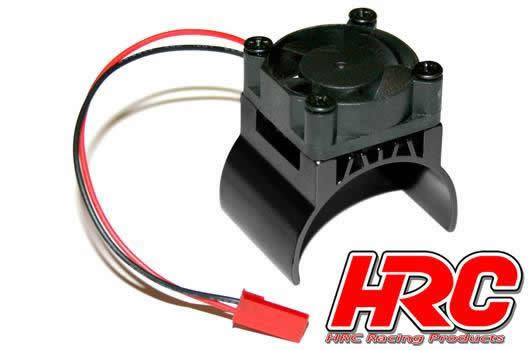 Motorkühlkörper - TOP mit Brushless Ventilator - 5~9 VDC - 540 Motor - Schwarz