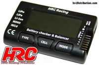 HRC9372 Battery Analyzer - Checker & Balancer mit prozentualer Spannungsanzeige  HRC9372