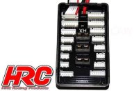 HRC9303T Ladegerät Zubehör - Multi Ladeboard - JST TRX - 1~6S - um 1-3 identische Akkus in Parallele zu laden / HRC9303T