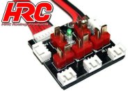 HRC9301 Ladegerät Zubehör - Multi Ladeboard - JST Ultra T (Dean\'s Kompatible) 2*2S, 3*2S oder 2*3S / HRC9301