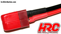 HRC9124 Ladekabel - Multi 4mm Bullet zu EC3 / MPX / XT60 / CT4 / Ultra T (Dean\'s Kompatible) / Empfänger UNI (FUT & JR) - 300mm - Gold
