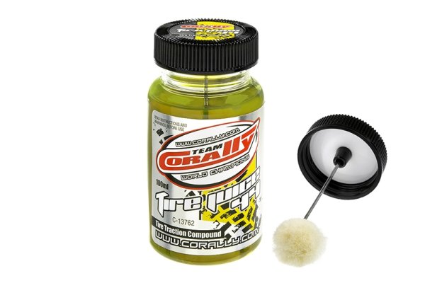Team Corally - Tire Juice 44 - Reifenhaftmittel - Gelb - Teppich / Gummi Reifen