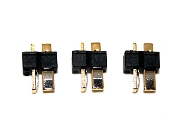 Stecker - Gold - Mini Ultra T (Deans Kompatible) - männchen (10 Stk.) / HRC9036B