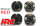 HRC8741R Lichtset - 1/10 TC/Drift - LED - Räder LED - 12mm Hex - Rot (4 Stk.)
