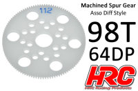 Hauptzahnrad - 64DP - Low Friction Gefr&auml;st Delrin -...