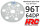 HRC76496A Hauptzahnrad - 64DP - Low Friction Gefräst Delrin - Diff Style -  96Z