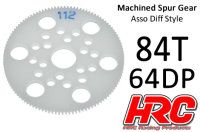 Hauptzahnrad - 64DP - Low Friction Gefr&auml;st Delrin -...