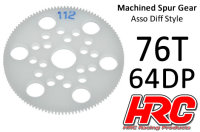 Hauptzahnrad - 64DP - Low Friction Gefr&auml;st Delrin -...