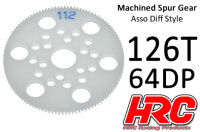 Hauptzahnrad - 64DP - Low Friction Gefr&auml;st Delrin -...