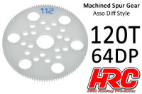 Hauptzahnrad - 64DP - Low Friction Gefr&auml;st Delrin -...