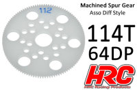 Hauptzahnrad - 64DP - Low Friction Gefr&auml;st Delrin -...