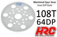 Hauptzahnrad - 64DP - Low Friction Gefr&auml;st Delrin -...