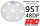 HRC74895A Hauptzahnrad - 48DP - Low Friction Gefräst Delrin - Diff Style -  95Z