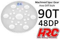 Hauptzahnrad - 48DP - Low Friction Gefr&auml;st Delrin -...