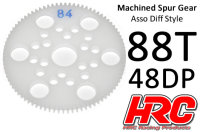 Hauptzahnrad - 48DP - Low Friction Gefr&auml;st Delrin -...