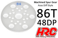 Hauptzahnrad - 48DP - Low Friction Gefr&auml;st Delrin -...