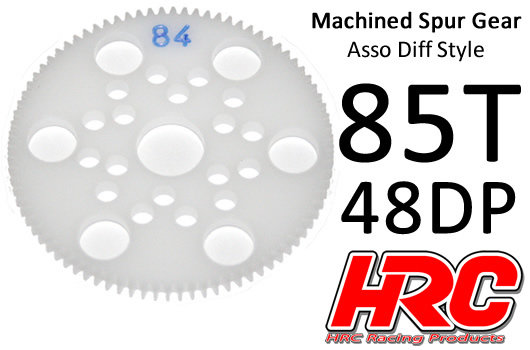 Hauptzahnrad - 48DP - Low Friction Gefräst Delrin - Diff Style -  85Z