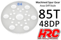 Hauptzahnrad - 48DP - Low Friction Gefr&auml;st Delrin -...