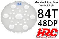 Hauptzahnrad - 48DP - Low Friction Gefr&auml;st Delrin -...