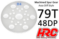 Hauptzahnrad - 48DP - Low Friction Gefr&auml;st Delrin -...