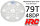 HRC74879A Hauptzahnrad - 48DP - Low Friction Gefräst Delrin - Diff Style -  79Z