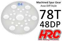 Hauptzahnrad - 48DP - Low Friction Gefr&auml;st Delrin -...