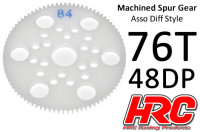 Hauptzahnrad - 48DP - Low Friction Gefr&auml;st Delrin -...