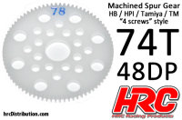 Hauptzahnrad - 48DP - Low Friction Gefr&auml;st Delrin -...