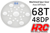 Hauptzahnrad - 48DP - Low Friction Gefr&auml;st Delrin -...