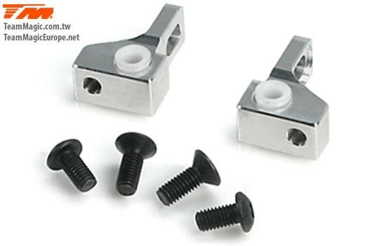 Option Part - E4RS/FS/JR/JS/D/E4D-MF - Alum. 7075 Front Rear Hinge Pin Mount Set