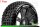 LR-T3126SB Louise RC - B-PIRATE - 1-8 Buggy Komplettradsatz - Fertig Verklebt - Soft - Speichenfelgen Schwarz - Hex 17mm - L-T3126SB