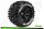 LOUT3218B MT-Pioneer Reifen soft auf 3.8 Felge schwarz 17mm (2)