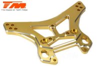 Tuningteil - E6 Trooper / Trooper II / E6 III - Aluminium Gold eloxiert - Stossd&auml;mpferbr&uuml;cke 6.3mm (V/H)