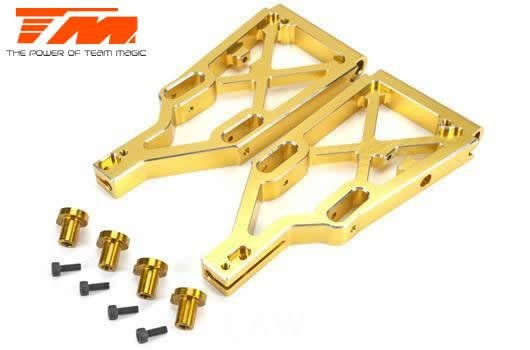 Tuningteil - E6 Trooper / Trooper II / E6 III - Aluminium Gold eloxiert - Lower Querlenker (2 Stk.)