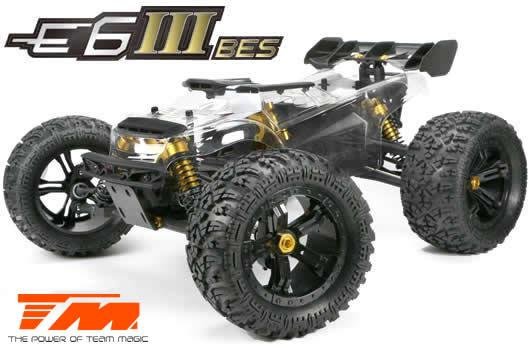 Car - Monster Truck Electric - 4WD - ARR (no electronics) - Team Magic E6 III BES / TM505006