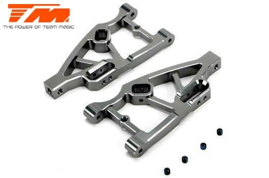 Option Part - E5 - CNC Machined Aluminum Lower Arm - Tinanium (2 pcs)