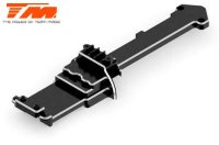 Option Part - E5 - CNC Machined Aluminum Central Gear Cover Plate - Black