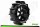 LOUT3249SB B-Paddle Reifen soft auf Felge schwarz 17mm (2)