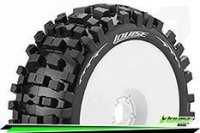 LOUT324SW B-Ulldoze Reifen soft auf Felge weiß 17mm (2)