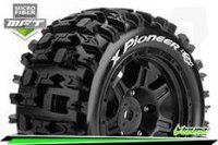 LOUT3296B X-Pioneer MFT-Reifen soft auf Felge schwarz 24mm (2)